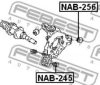 FEBEST NAB-256 Bush, control arm mounting